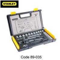 Bộ khẩu 6 cạnh 24 chi tiết hệ mét 3/8” Stanley 89-035 ( 6-24mm)